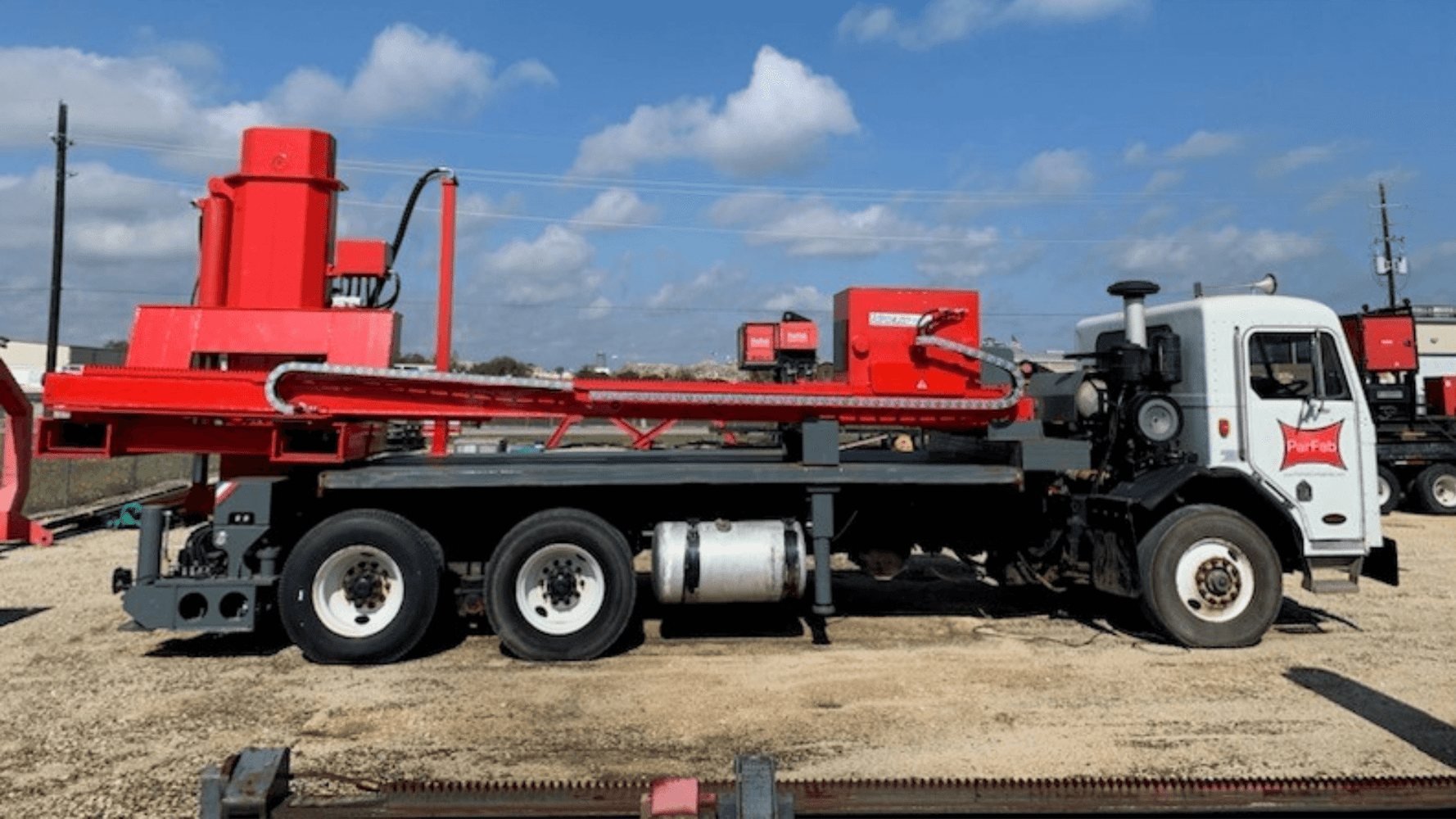 ParFab's New White Truck Mount Extractor Heat Exchanger Equipment