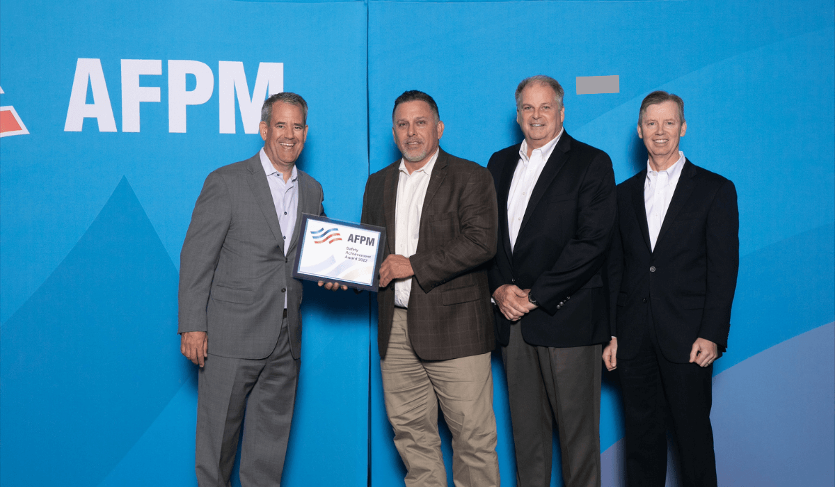 ParFab Recognized for the AFPM Contractor Safety Achievement Award